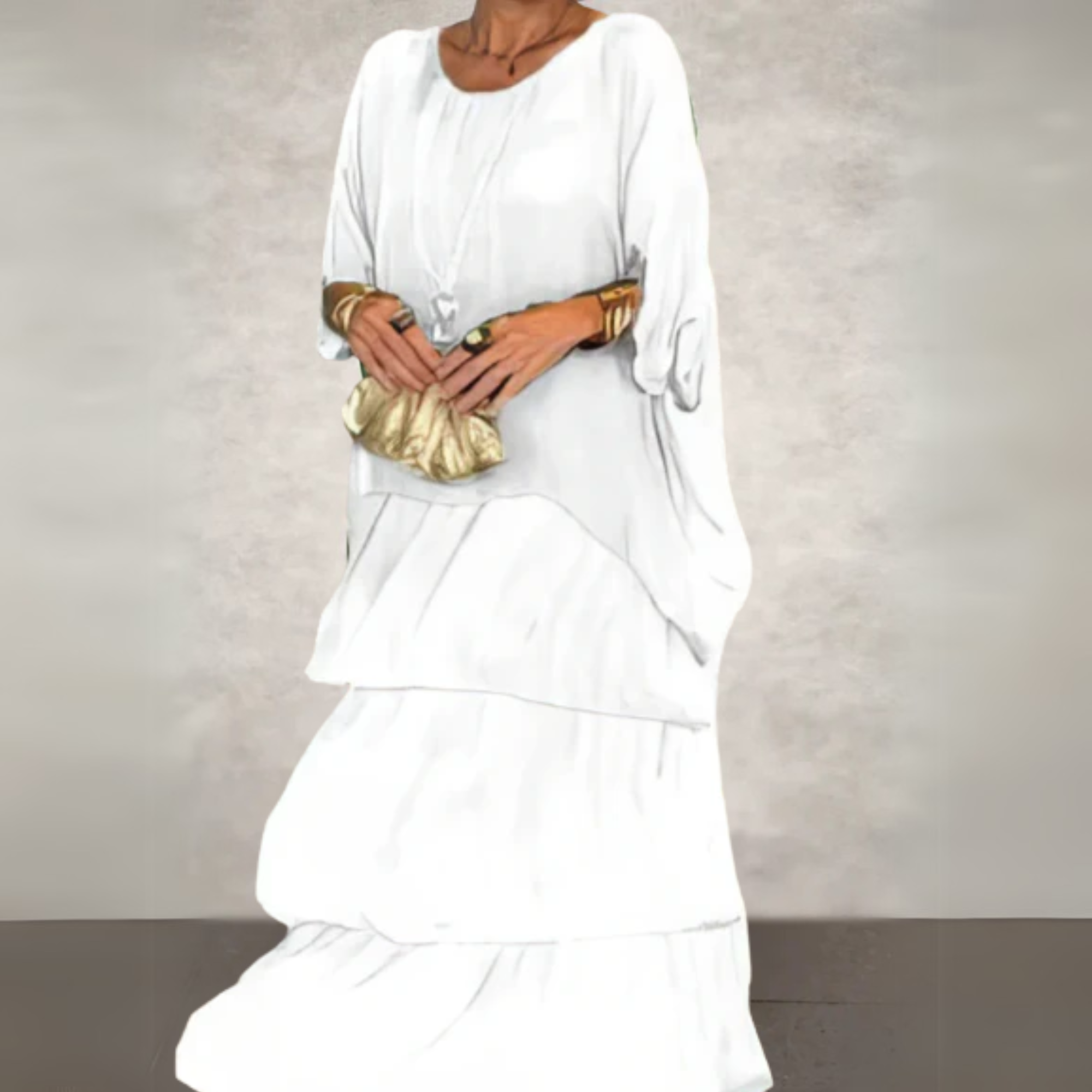 Kali Elegant Long Flowing Dress