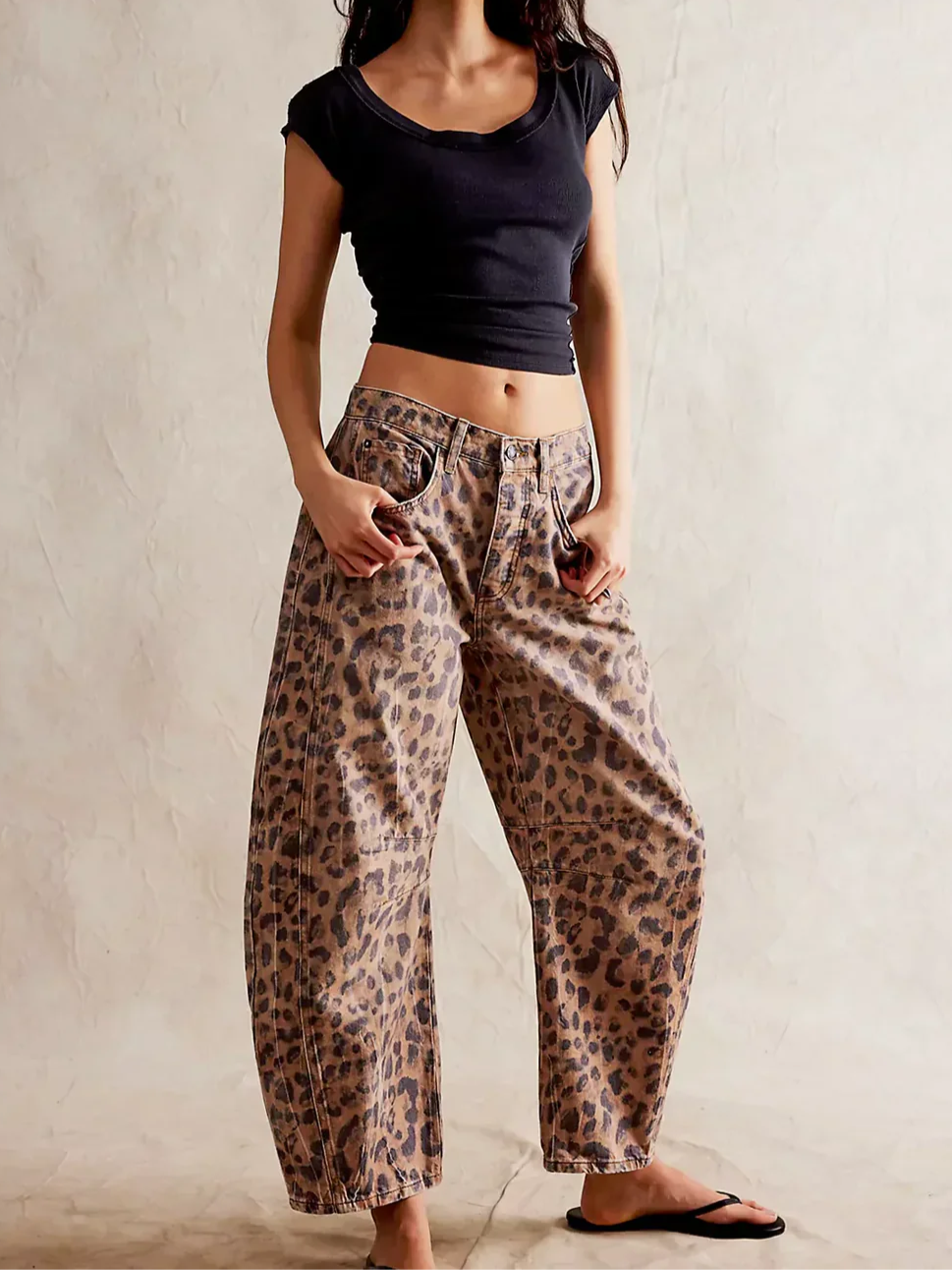 Everly Barrel-Leg Denims