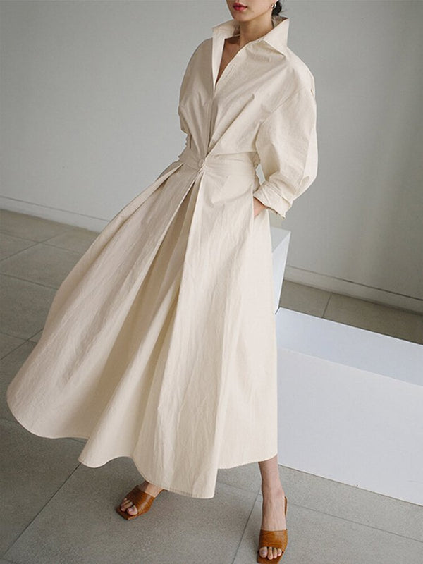 Mathilda Elegant Shirt Dress