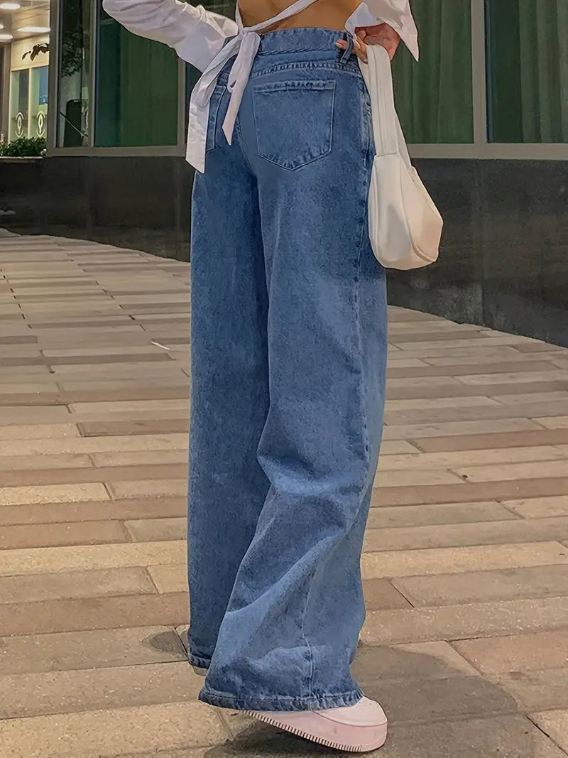 Vintage Low Waist Baggy Jeans