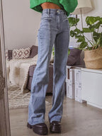 Star Patch Flare Jeans