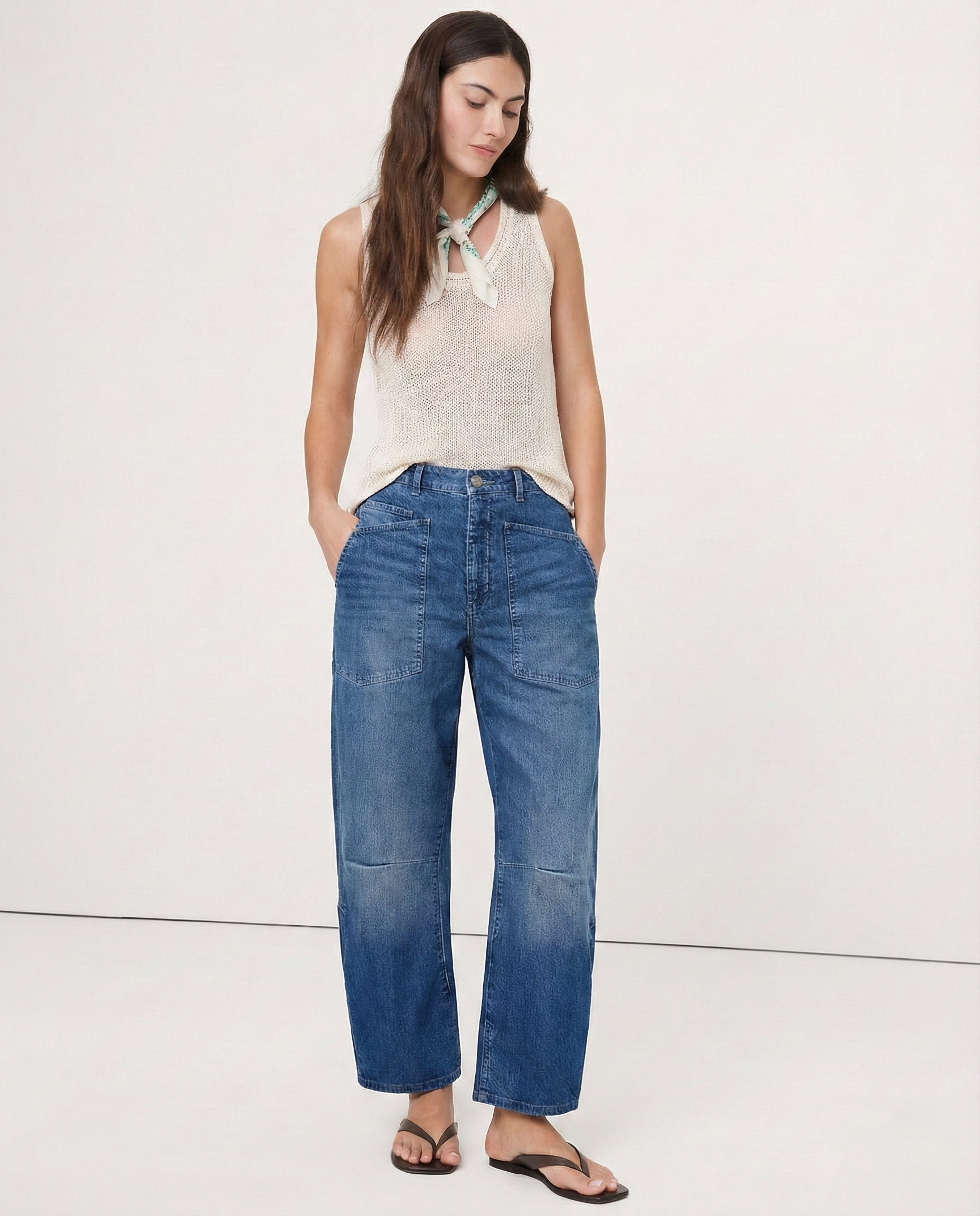 The Camden Structured Barrel Jean