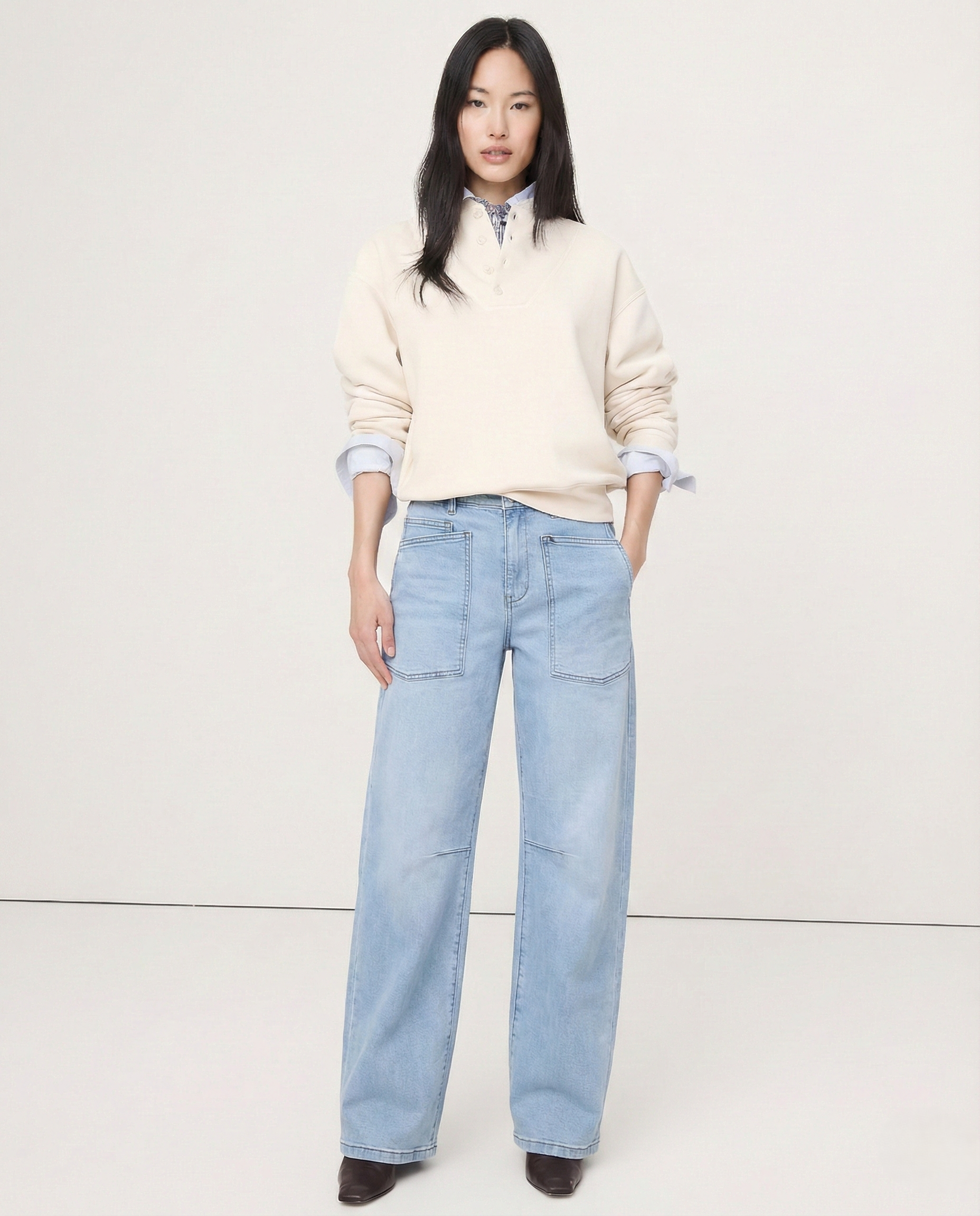 The Camden Structured Barrel Jean