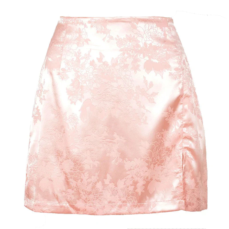 Sylvia Satin Mini Skirt