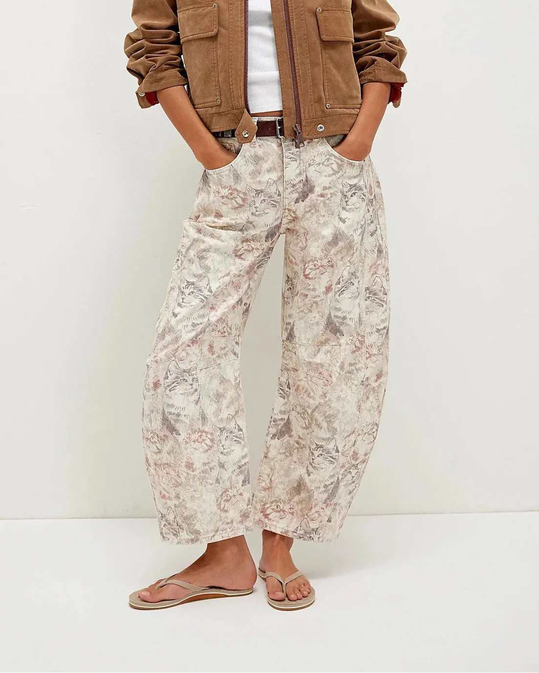 Florence Cotton Tapestry Jean