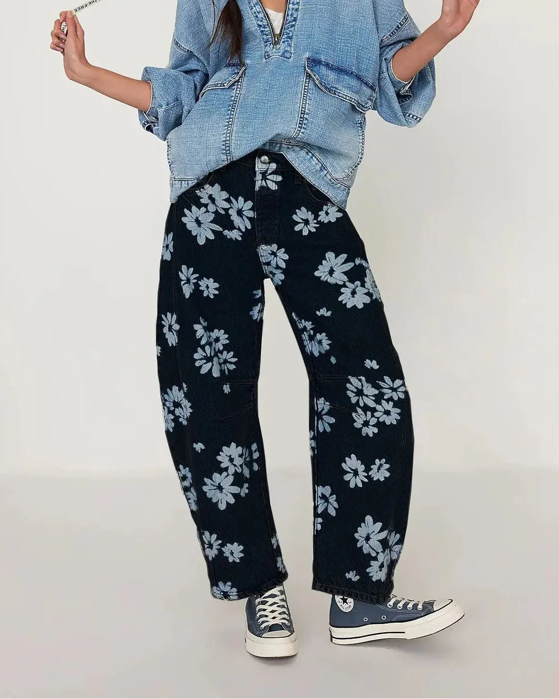 Florence Cotton Tapestry Jean