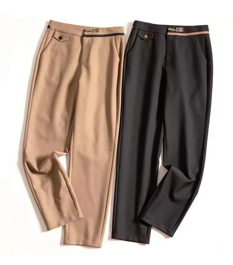 Verona Straight-Leg Trousers