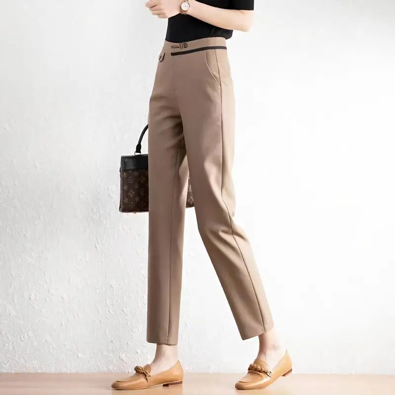 Verona Straight-Leg Trousers