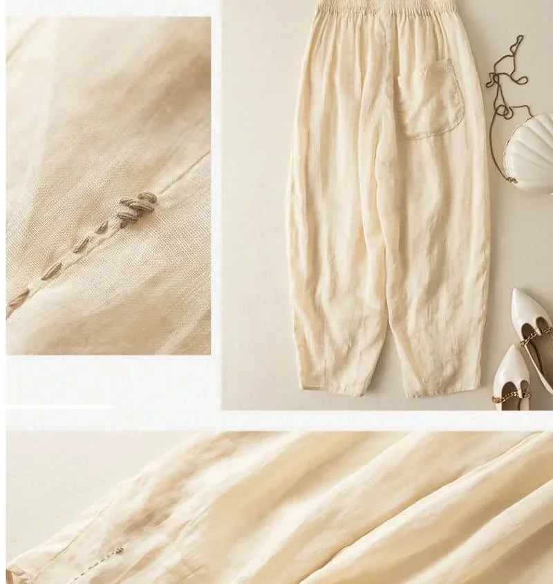 Fleurine Linen Pants