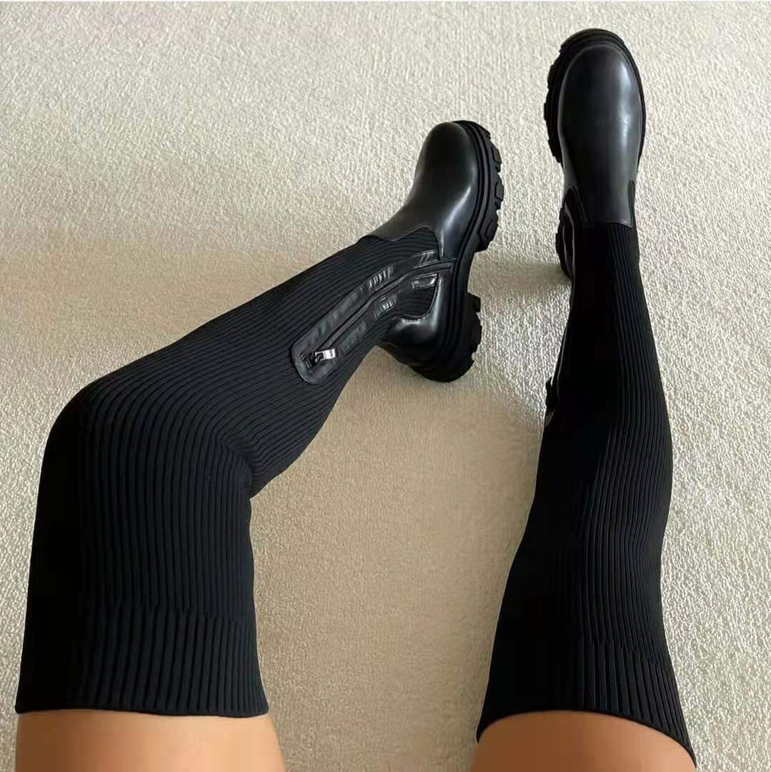 Florence Heeled Knee-High Boots for Women