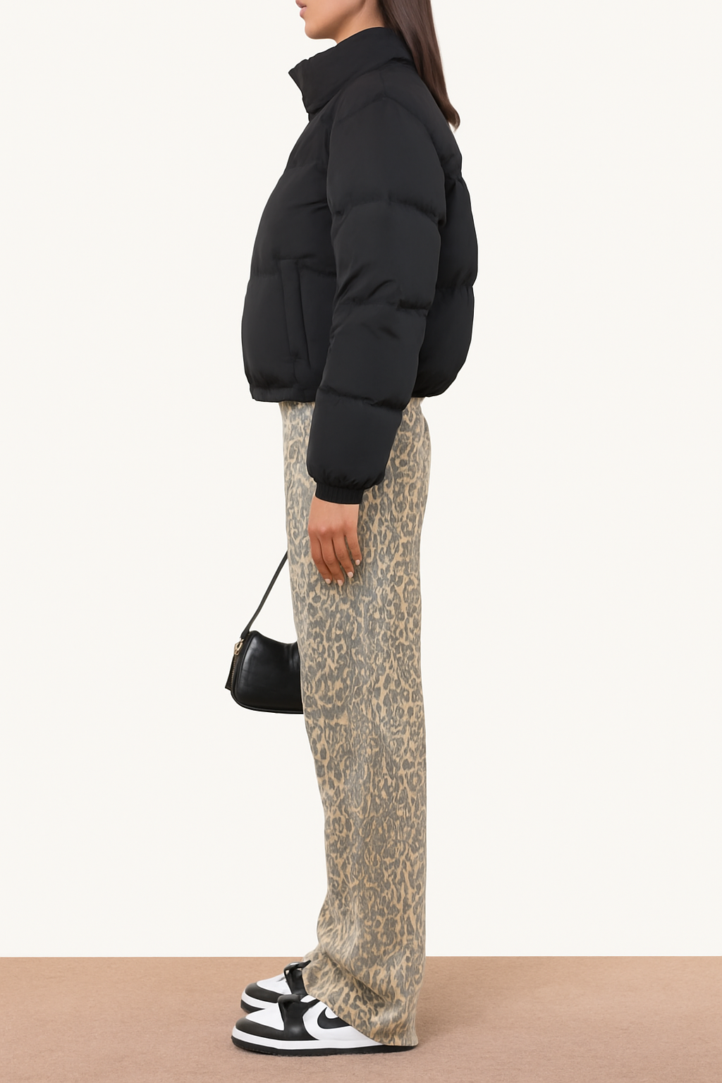 Vintage Century Leopard Print Jeans