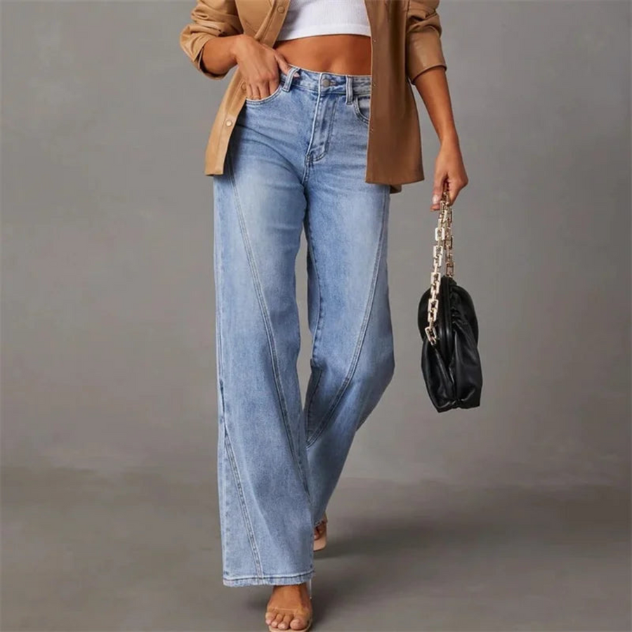 Vanda Wide-Leg High-Waisted Jeans