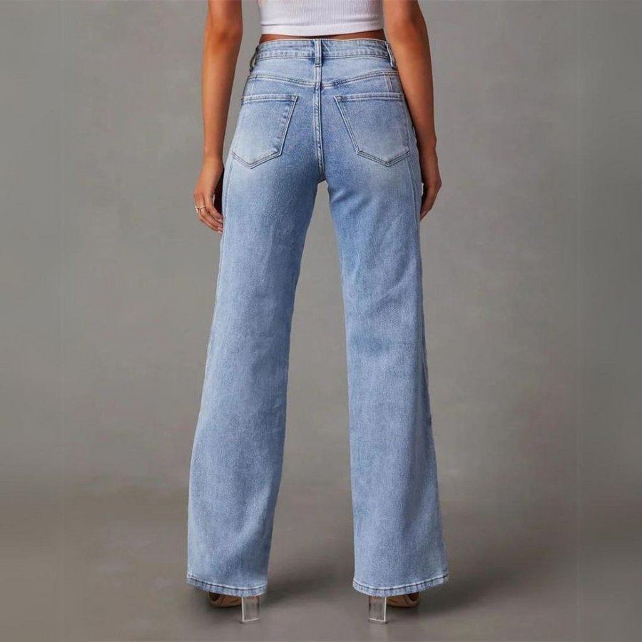 Vanda Wide-Leg High-Waisted Jeans