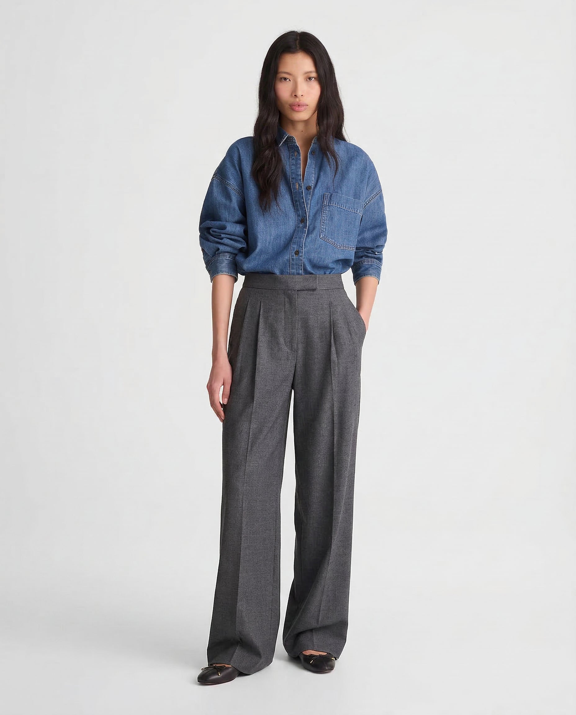 Firenze Wide Leg Draped Pants