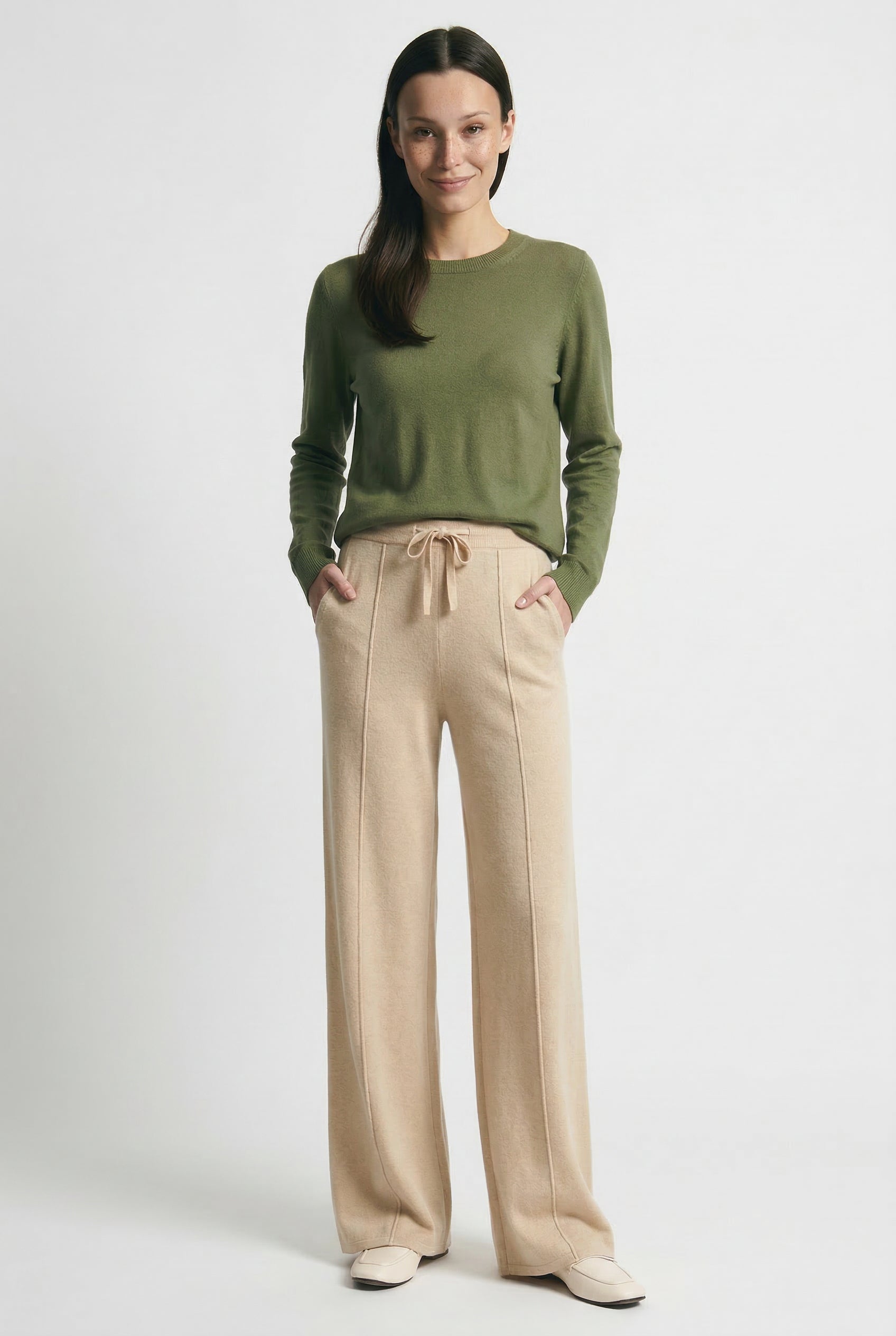 Classic Ladies Wool Trousers