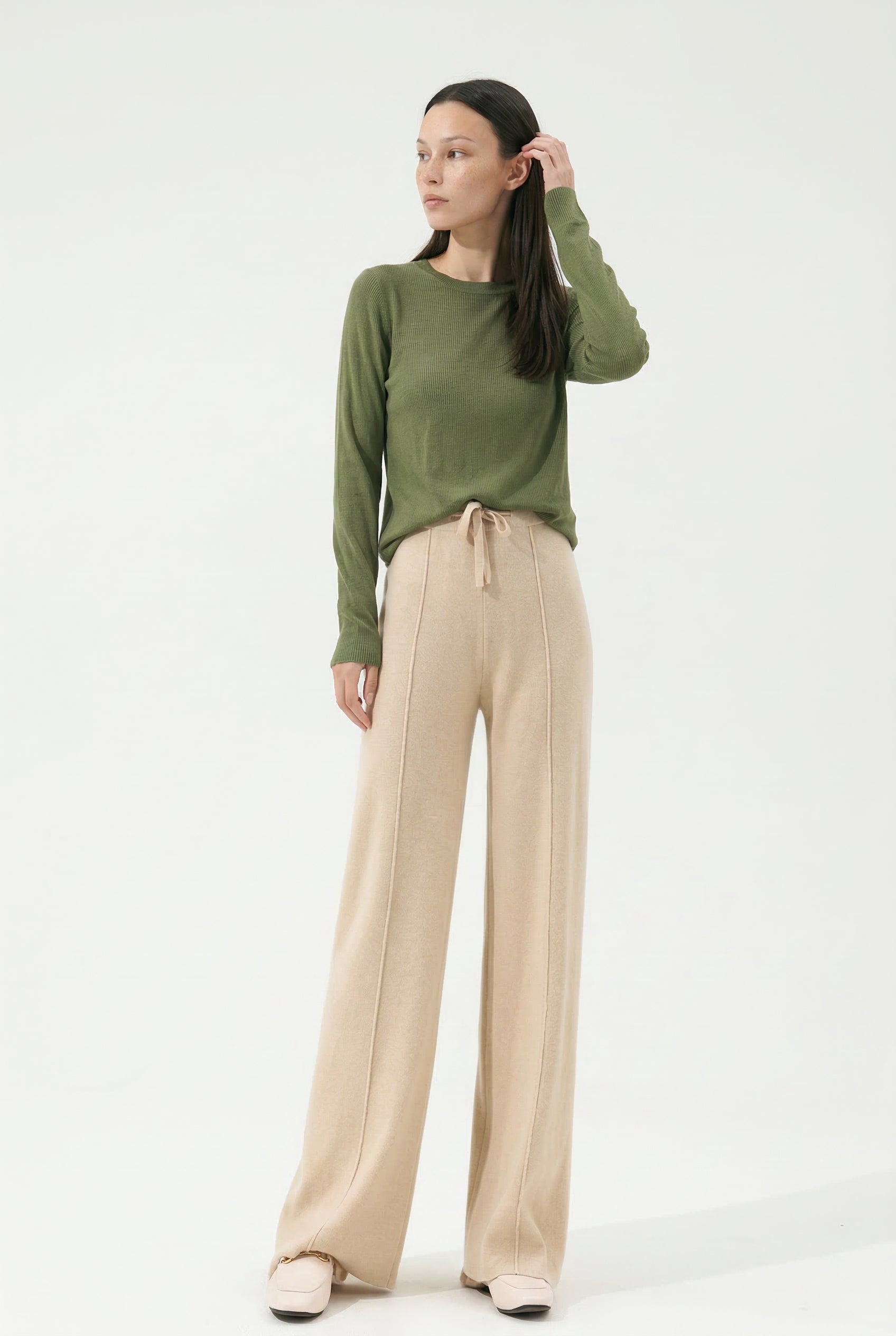 Classic Ladies Wool Trousers