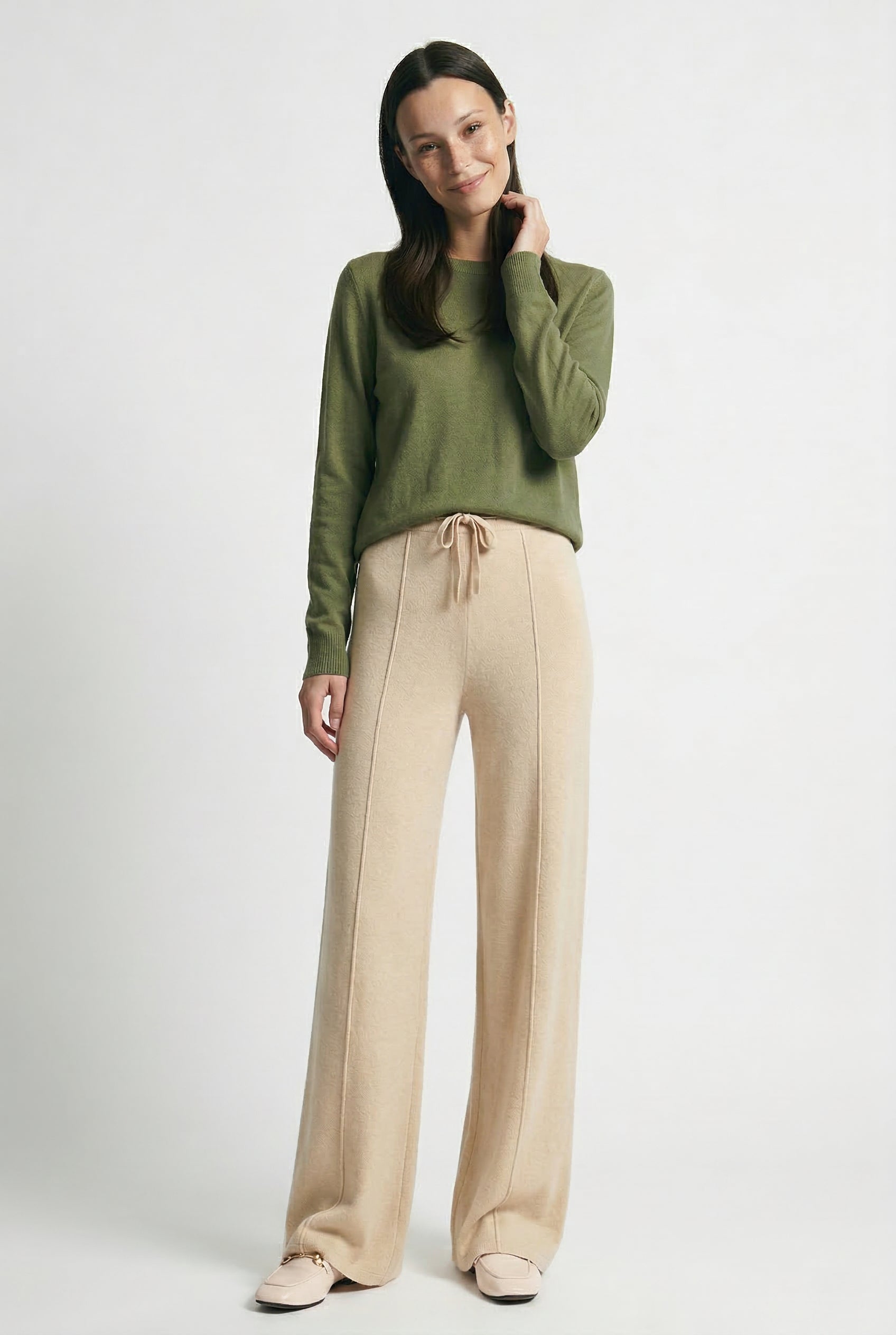 Classic Ladies Wool Trousers