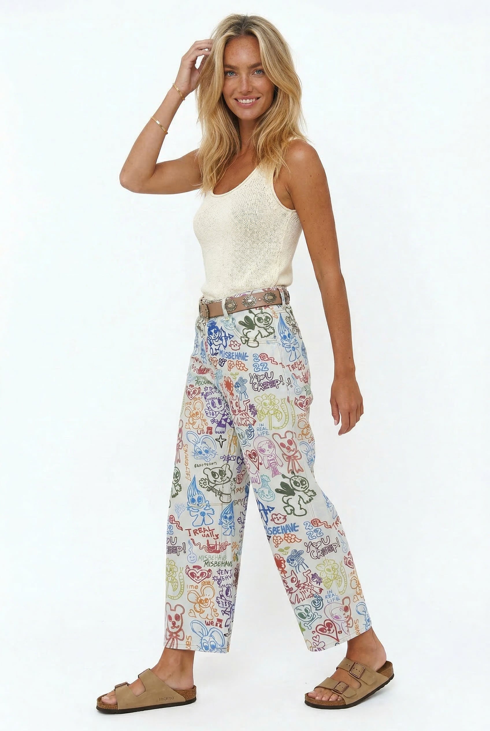 Florence Cotton Tapestry Jean