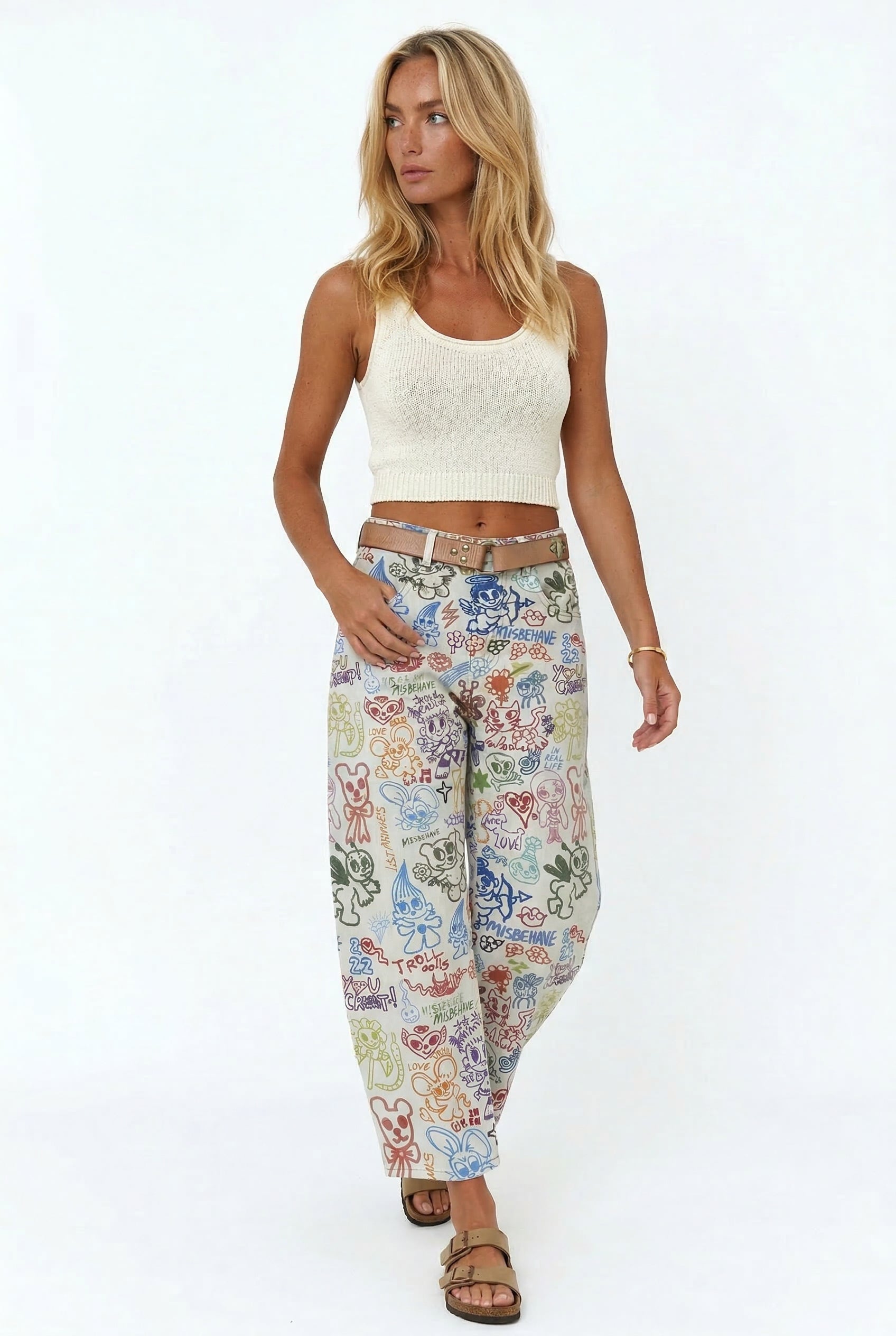 Florence Cotton Tapestry Jean