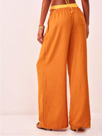 Solara Linen Drawstring Trousers