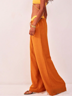 Solara Linen Drawstring Trousers