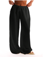 Solara Linen Drawstring Trousers