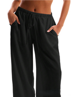 Solara Linen Drawstring Trousers