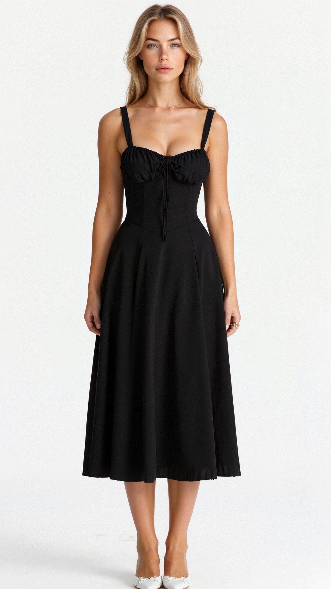 Margaret Corset Midi Dress